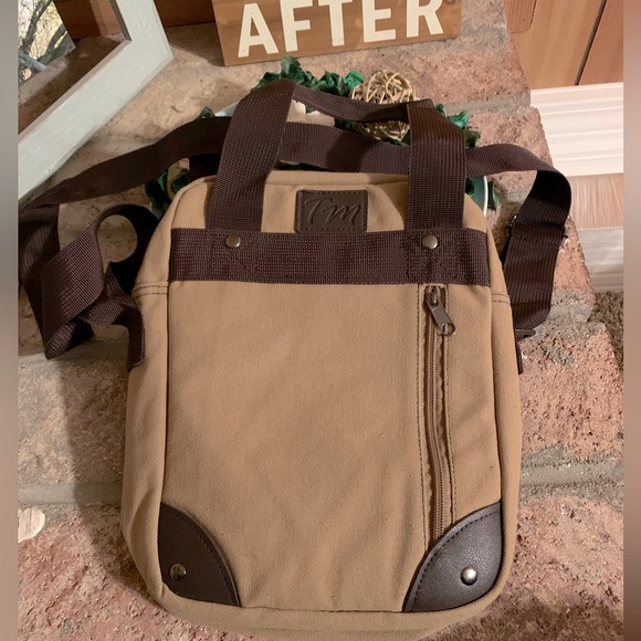 TM Bags Tm Tablet Crossbody Bag In Color Brown And Tan Poshmark